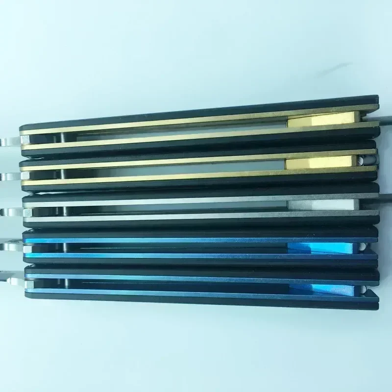 Фото Многофункциональный нож TheOne Black Rep Replicant G10+ с титановой рукоятью, лезвием D2 и системой втулочных соединений, EDC №5