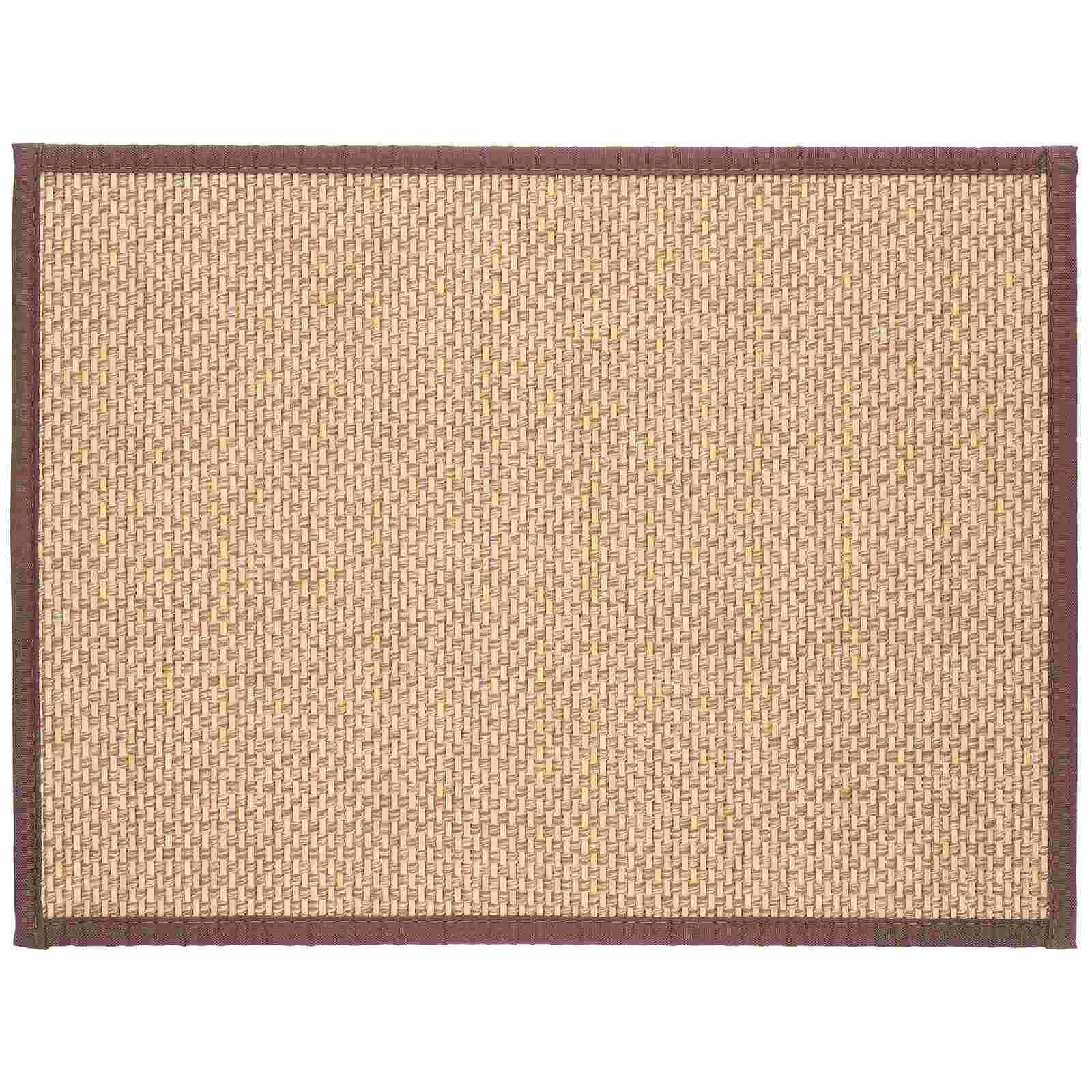 

Floor Pillows Adults Woven Mat Bamboo Cushion Bedroom Yoga Meditation Pad Sponge Indoor Child Large