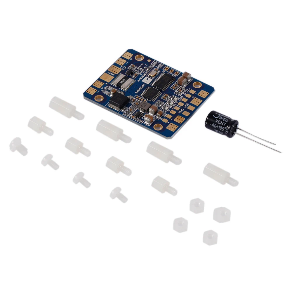 Система Matek HUBOSD Eco, распределительная плата 3-5S Lipo 5 В/2 а BEC Out Osd PDB, датчик тока для FPV дрона квадрокоптера, сделай сам