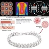2022 Trendy 3 Colors Weight Loss Fat Burner Jewelry Slimming  plated Crystal Zircon Bracelet Healthcare For Women Bracelets New