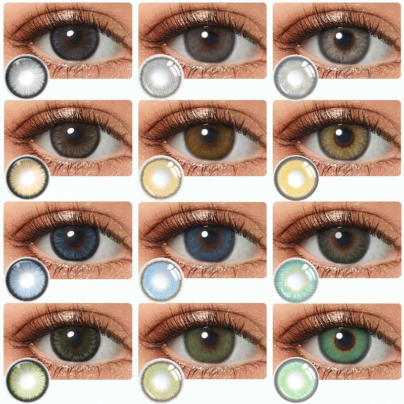 

1Pair Colored Contact Lenses for Eyes MAGISTER Soft Contact Lens Beauty Contact Lenses Eye Cosmetic Color Lens Eyes