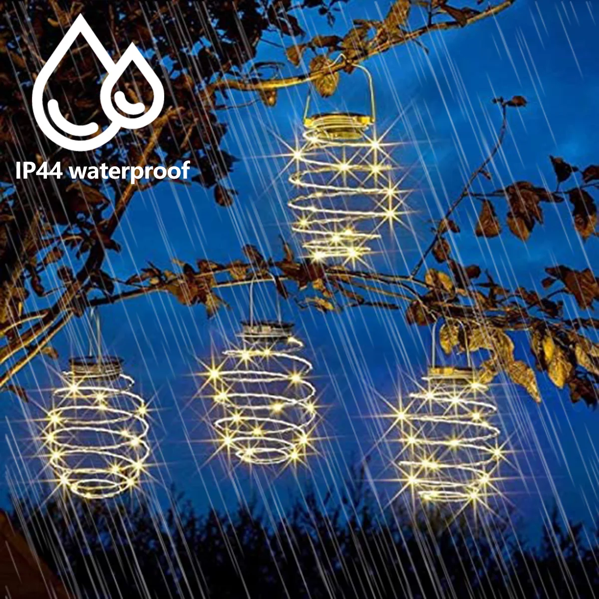 

LED Solar Garden Lights Waterproof Pineapple Shape Garden Solar Lamp String Chain Hanging Decoration For Family Holiday Party