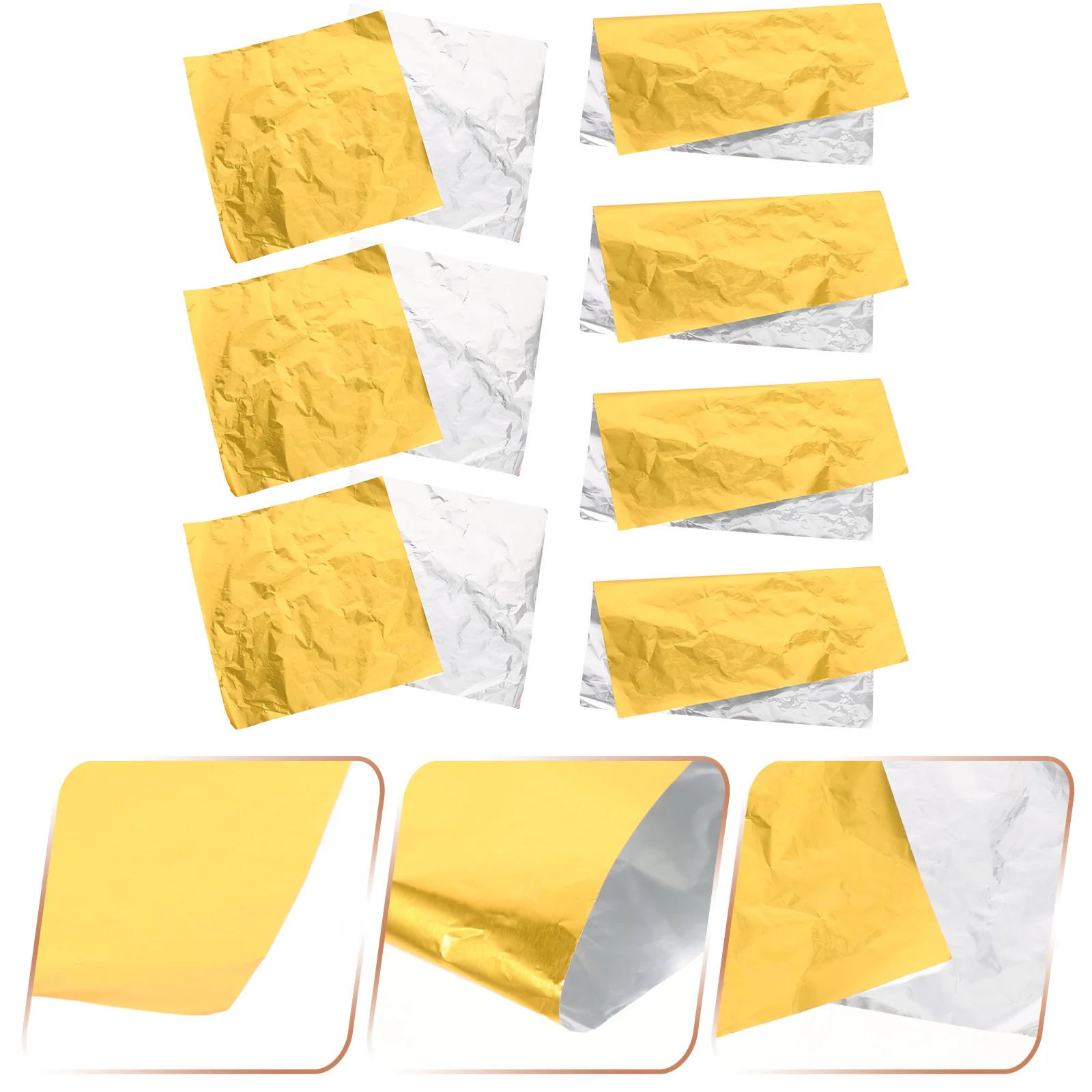 

100Pcs Storage Packing Aluminium Candy Wrapper Chocolate Packing Papers for Chocolate Candy Gift Present