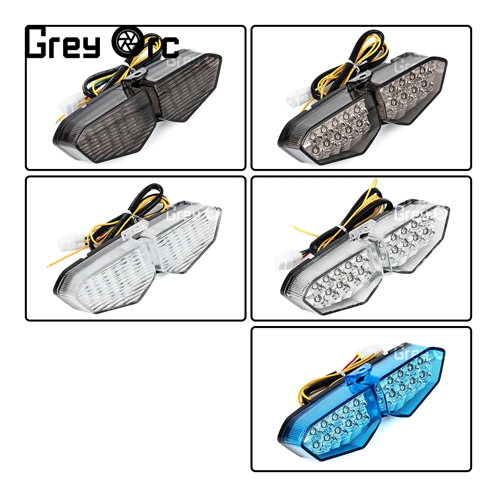 Для Yamaha YZF R6 2003 2004 2005 задний фонарь стоп-сигналы поворота встроенный светодиодный