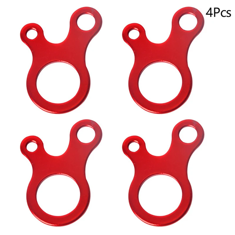 

4 шт., трос-пряжка для палатки, из алюминиевого сплава