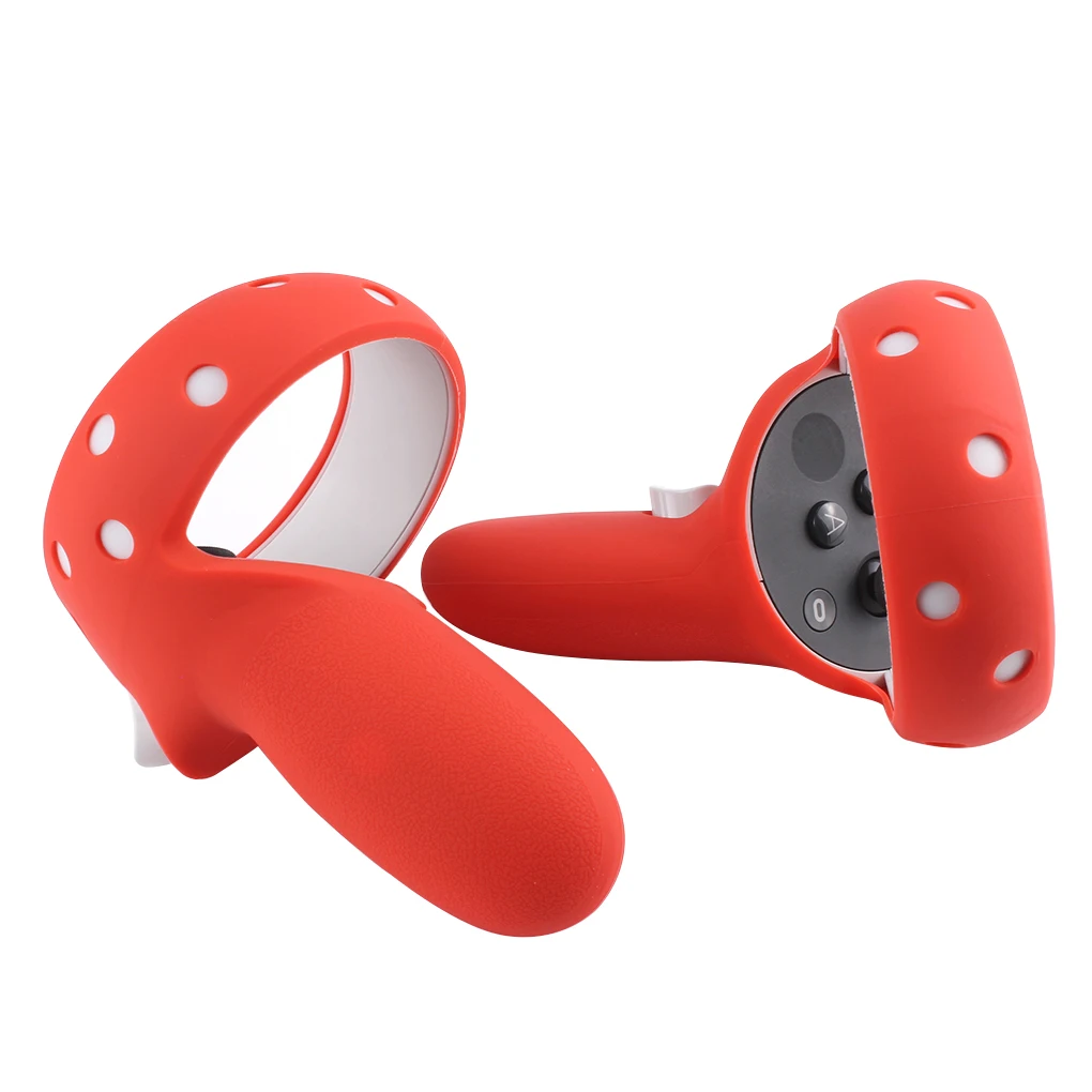 

Protection Cover For Oculus Quest 2 VR Accessories VR Controller Handle Grip Strap Silicone Full /half Protective Sleeve