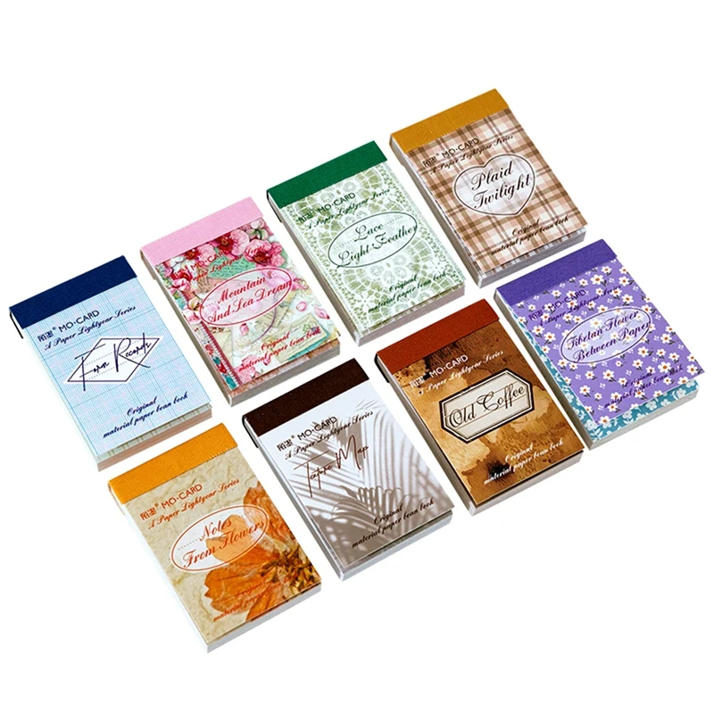 

400Pcs Vintage Scrapbook Paper Supplies Vintage Antique DIY Material Paper Aesthetic Decorative Old Retro Journal Paper