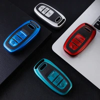 fashion tpu car key cover case protect bag for audi a1 a3 a4 a5 a6 a7 a8 quattro q3 q5 q7 s4 s5 s6 s7 s8 r8 tt b5 b6 accessories