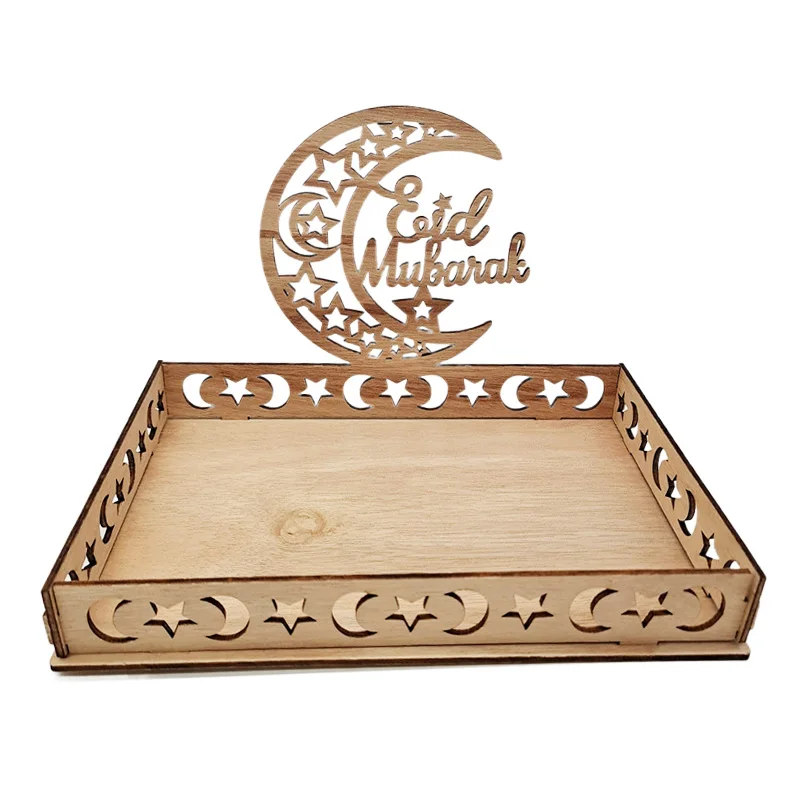 

Wooden Food Tray Eid Mubarak Home Decor Islamic Muslim Party Ramadan Decoration 2022 Ramadan Kareem Decoration Gift
