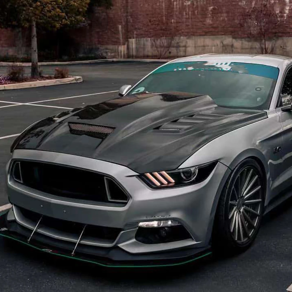 Лидер продаж модифицированное углеродное волокно для Ford Mustang 2015-2017 передние