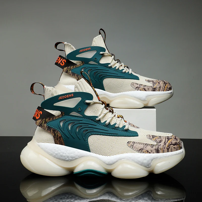 

2022 New Fashion Casual Sports Men's Shoes Comfortable and Wear-resistant Rubber Outsole Temperament Men's Casual Shoes