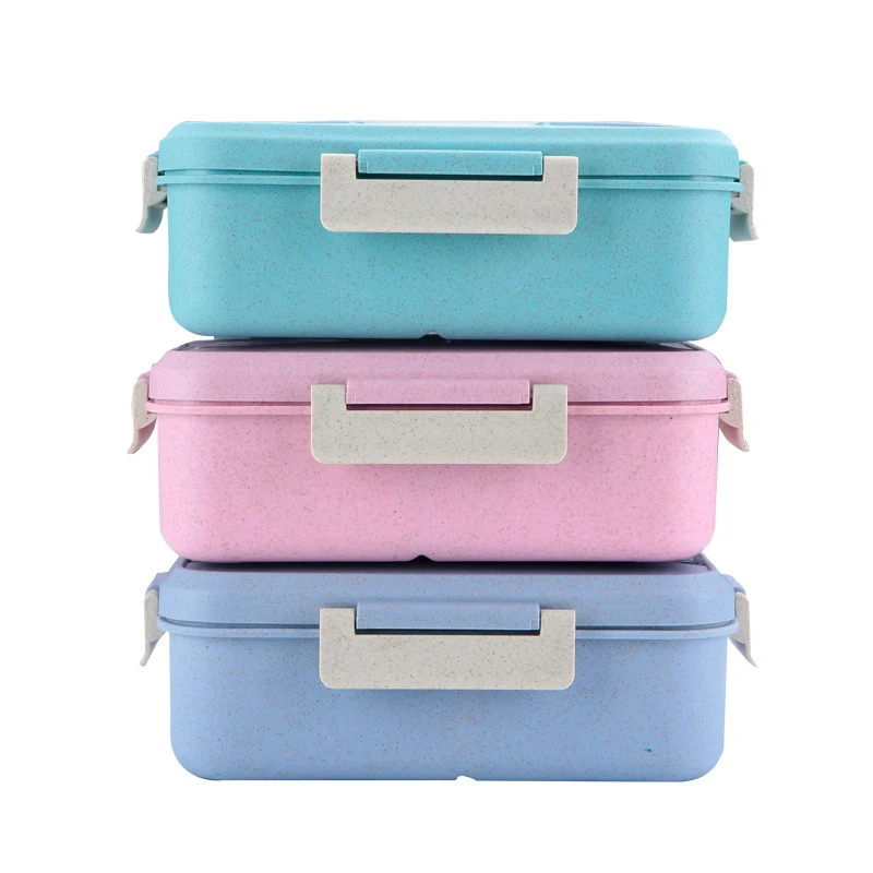 3 Compartment 1200ML Lunch Box High Quality Lunch Storage Box Leakproof Food Container Kid Adult Portable Bento Tableware images - 6