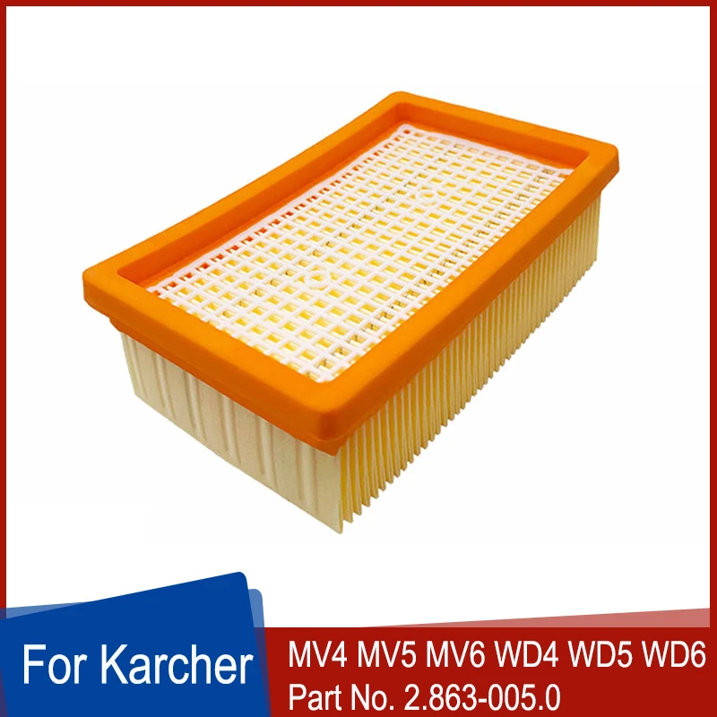 Воздушные фильтры для пылесоса Karcher MV4 MV5 MV6 WD4 WD5 WD6, сменные ...