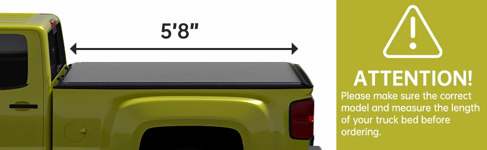 

Новинка 2022, крышка для грузовика 2014-2018 Chevy Silverado/GMC Sierra 1500 5.8 футов, водонепроницаемая крышка для рулонной тележки