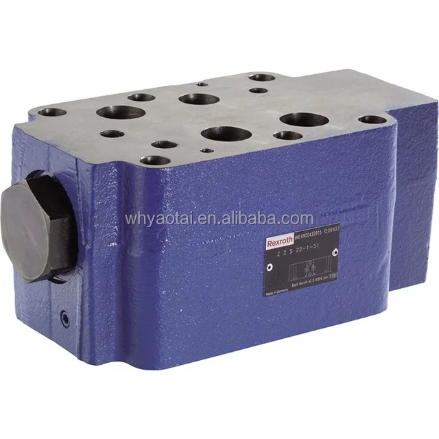 

Rexroth Z2S6 Z2S10 Z2S22 series hydraulic check valve R900347504 Z2S6-1-62/V