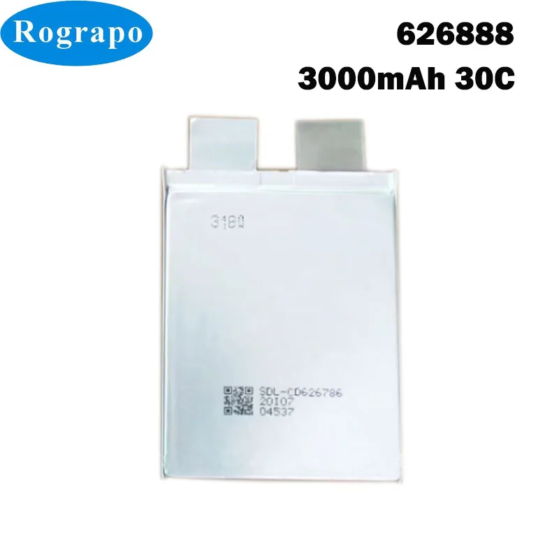 

Новинка 626888 626786 3000 мАч 30C 3,7 в литий-полимерная аккумуляторная батарея для автомобильного стартера самодельный Дрон Радиоуправляемый аккум...