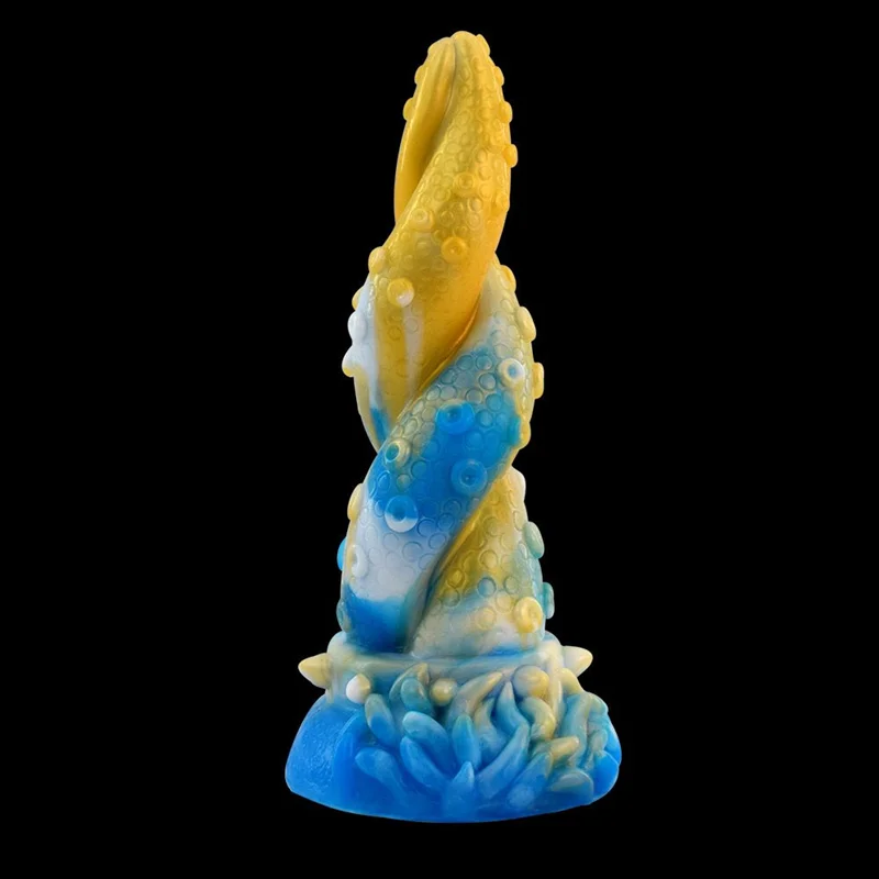 Анальная пробка Alien реалистичный фаллоимитатор мягкий материал огромный большой