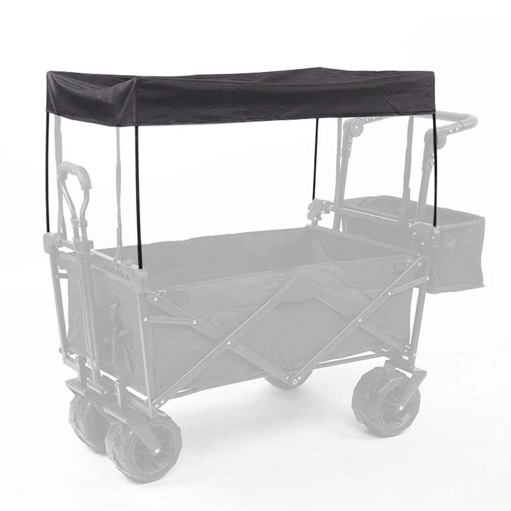 600D Oxford Cloth Canopy (No Wagon) Canopy (No Wagon) Awning Canopy For Garden Wagon For Trolley Cart 2023 New