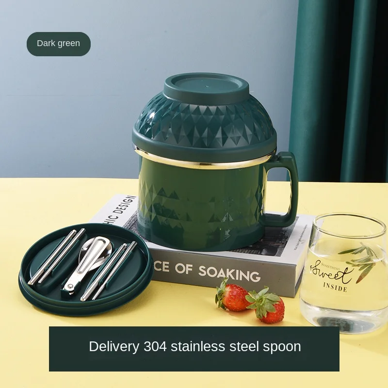 

Ланч-бокс из нержавеющей стали, портативный детский школьный пенал, устойчивый к изоляции пищевых продуктов, круговой контейнер для еды