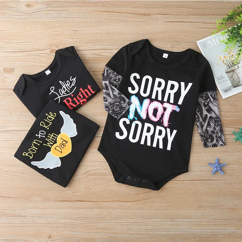 

Newborn baby rompers 2022 summer new fashion baby boy embroidery tattoo rompers baby girl clothing jumpsuit