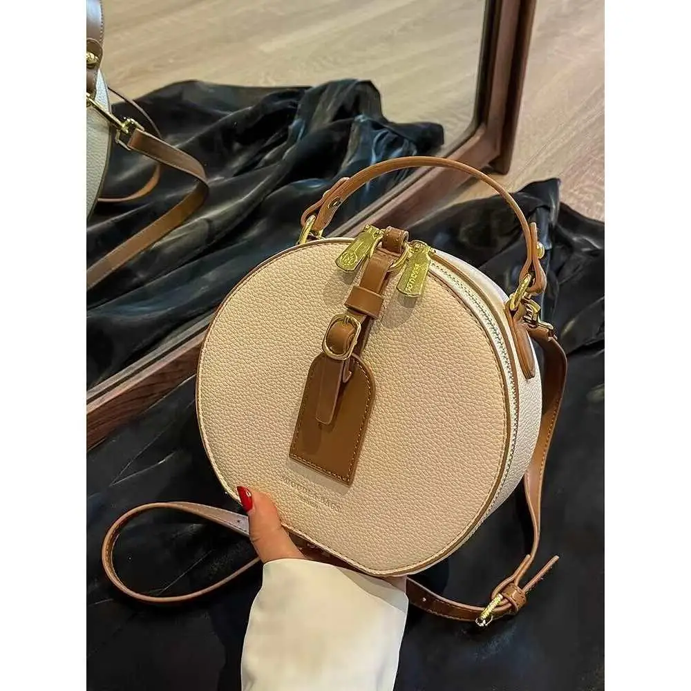 

Новая Модная Портативная Сумка круглая сумка контрастная мягкая сумка дизайнерская сумка через плечо простая повседневная универсальная дорожная сумка