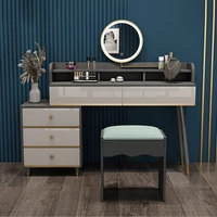 modern light luxury dresser bedroom small simple net red ins wind storage locker integrated vanity mirror table