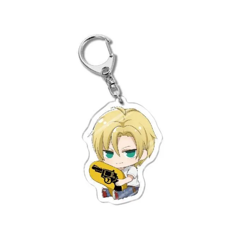 Новый брелок в стиле аниме Банан-рыба акриловые фигурки для косплея сумки