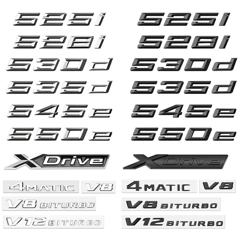 3D эмблема багажника автомобиля логотип значок для BMW M надпись 518i 520i 525i 528i 520d 525d 535e