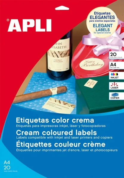 APLI - B.I/L/C cream 70 0x37 0 20 sheets |