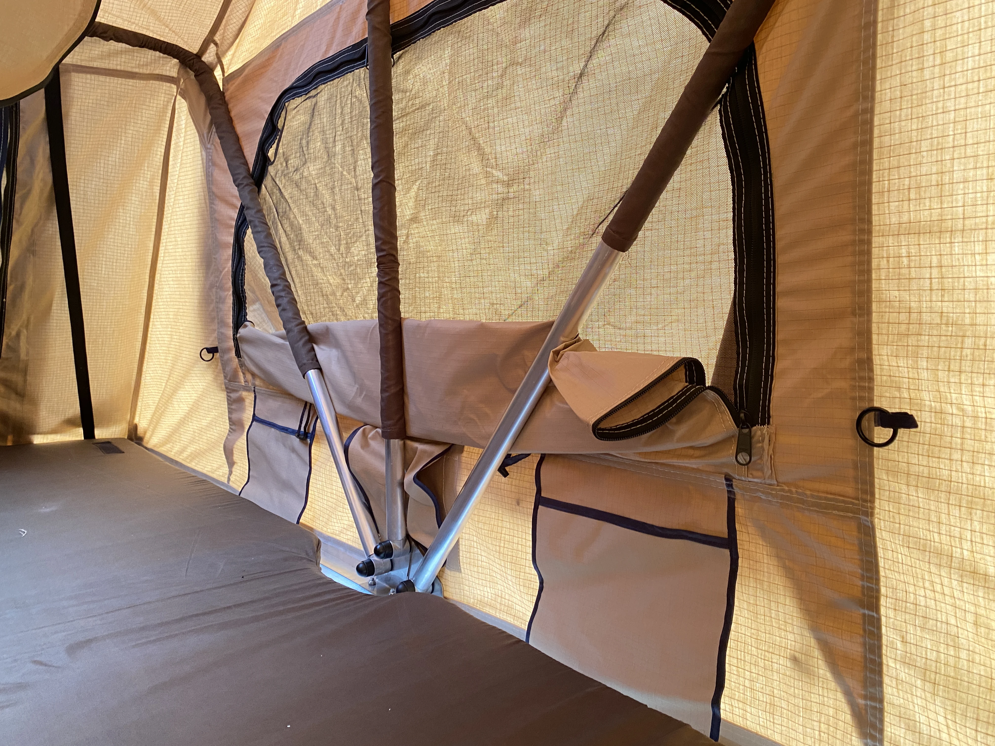 4x4 твердая оболочка для кемпинга портативная холщовая палатка алюминиевая крыша