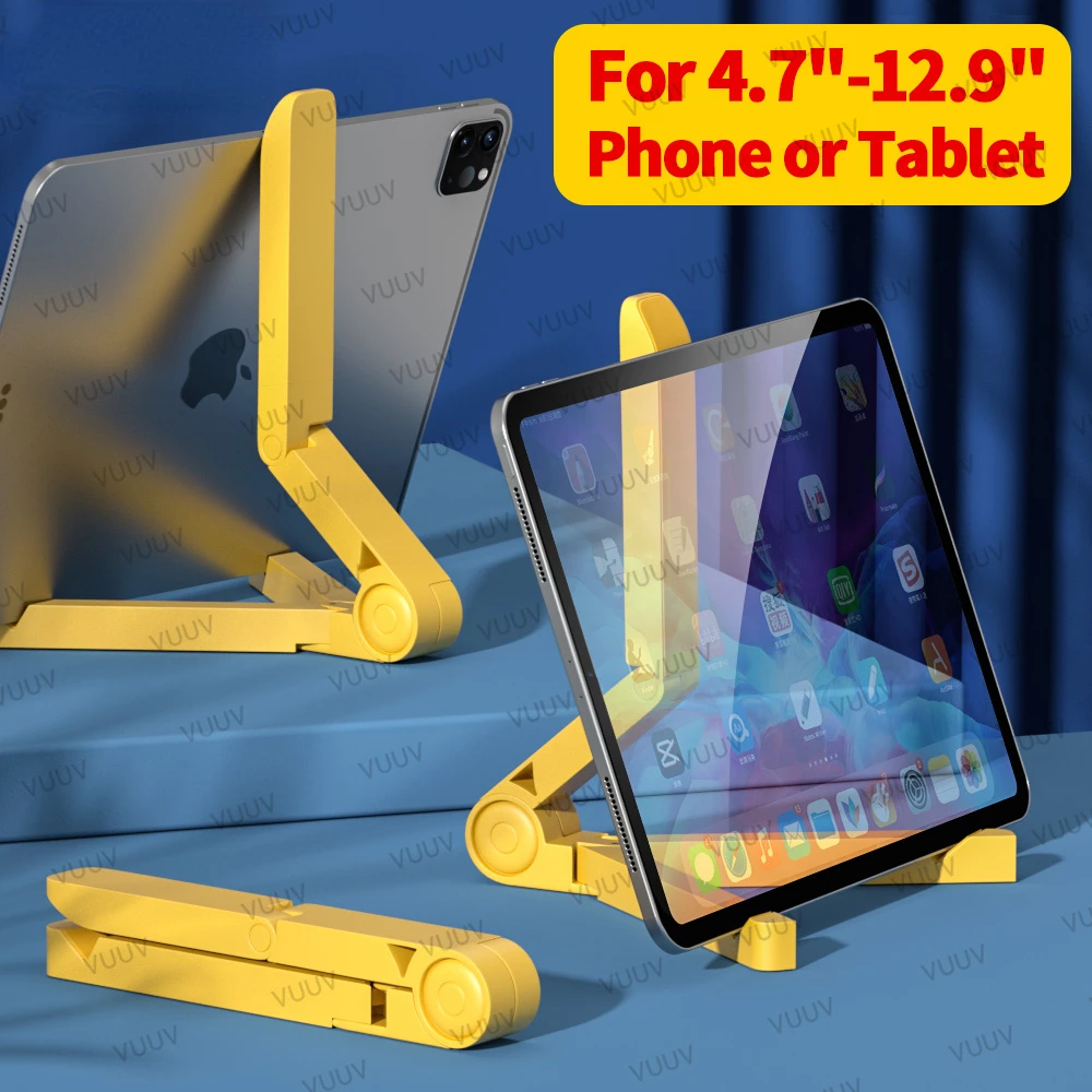 

Desktop Folding Tablet Holder For 4.7 to 12.9 inch Universal Mobile Phone Tablet Stand For Xiaomi Huawei iPad Stand