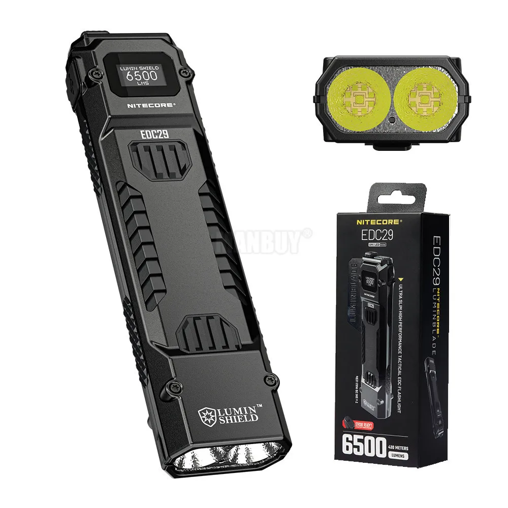 2024 NITECORE EDC29 6500 лм белый свет USB перезаряжаемый уличный фонарик с быстрым замком EDC