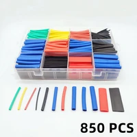 850pcs boxed heat shrink tubing 21 electronic diy kit data cable protective cover wire connection cable insulation repair