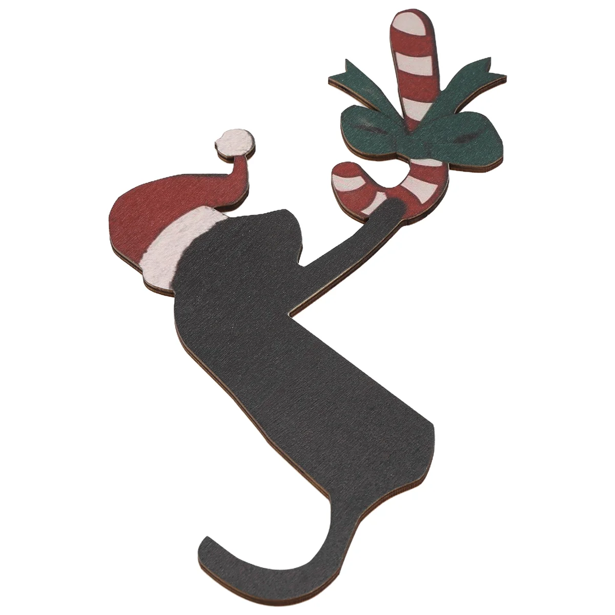 Рождественская дверь угловой знак деревянная кота Топпер Декор рамка орнамент