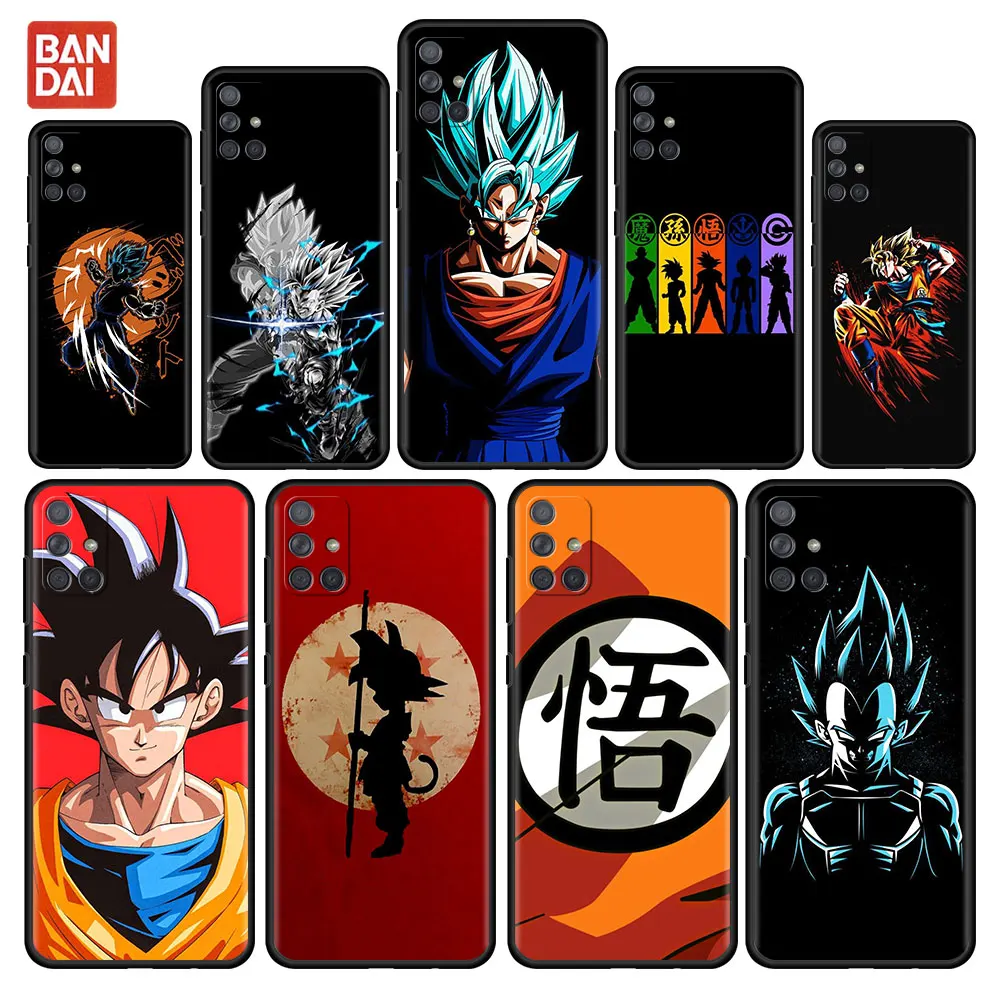

Dragon Ball Z Super Saiyan Case For Samsung Galaxy A12 A52 A41 A32 A21s A71 A02s A32 5G A31 A72 A22 A11 Black TPU Phone Shell