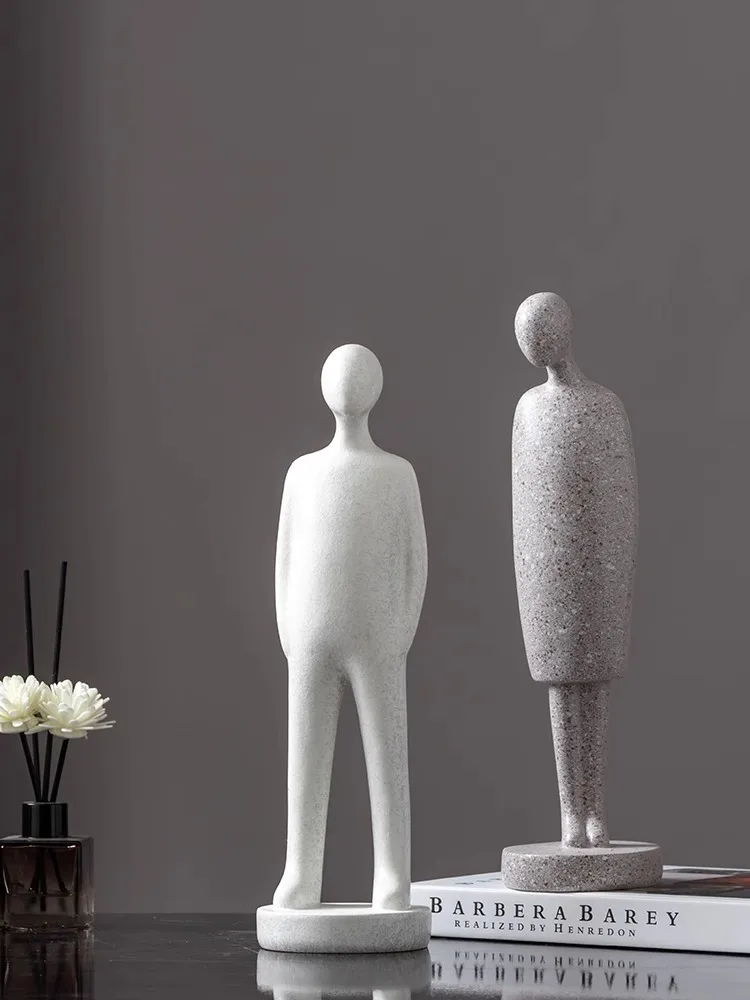 Абстрактная статуя из полимера для семьи