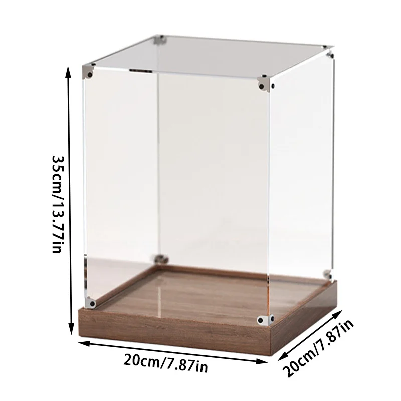 

Прозрачная акриловая деревянная витрина