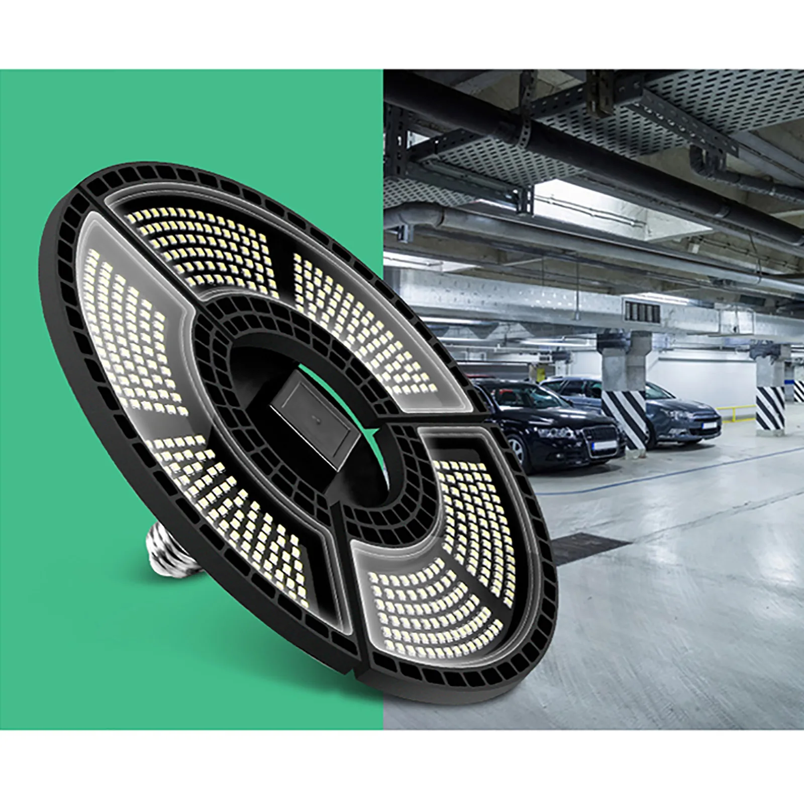 

Garage Light LED Bulb 60W 80W 100W 120W LED Lamp 110V E26 Lampada LED 220V E27 Deformable Light Bulb For Workshop Lighting 2835