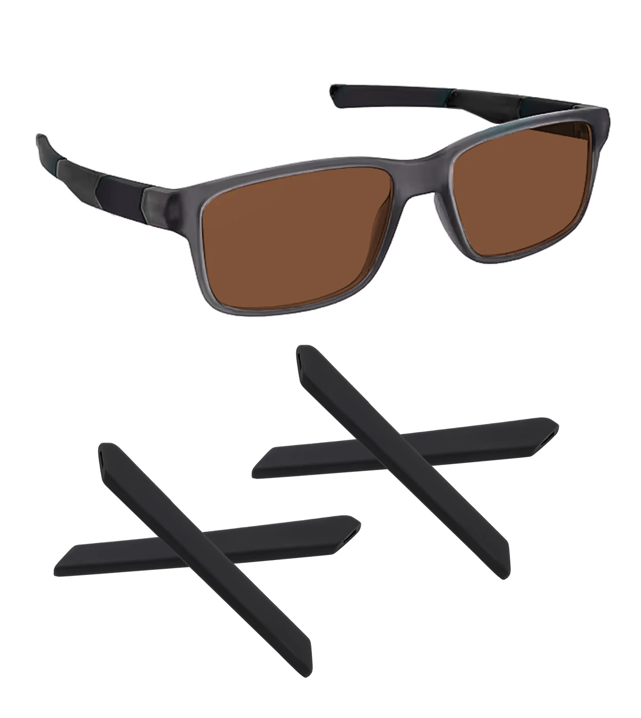 Фото Силиконовые сменные накладки для ушных дужек очков Oakley Field Day OY8007 - Материал, безопасный для кожи №2