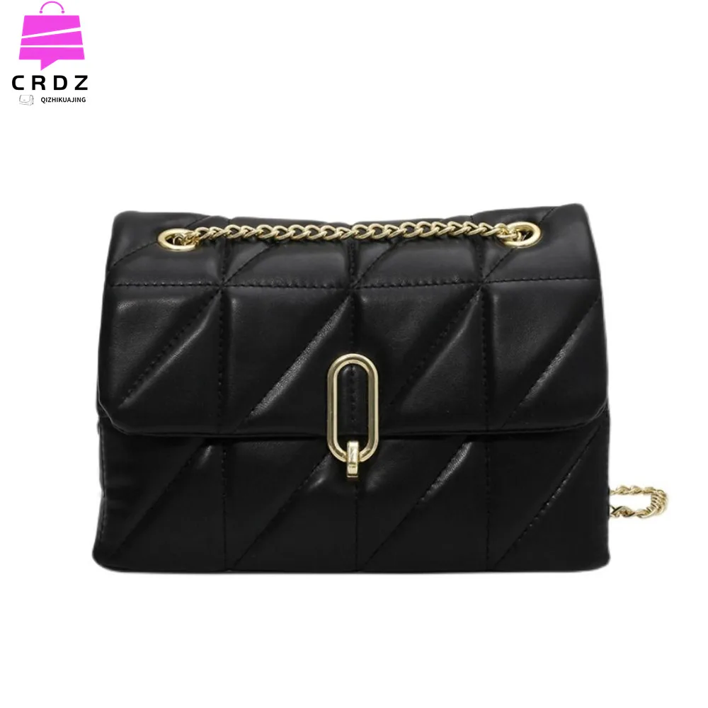 Купи Fashion Shoulder Hand Bag Women Brands Messenger Leather Pu Quilted Bag Female Luxury Handbags Women Bags Designer Sac A Main за 1,056 рублей в магазине AliExpress