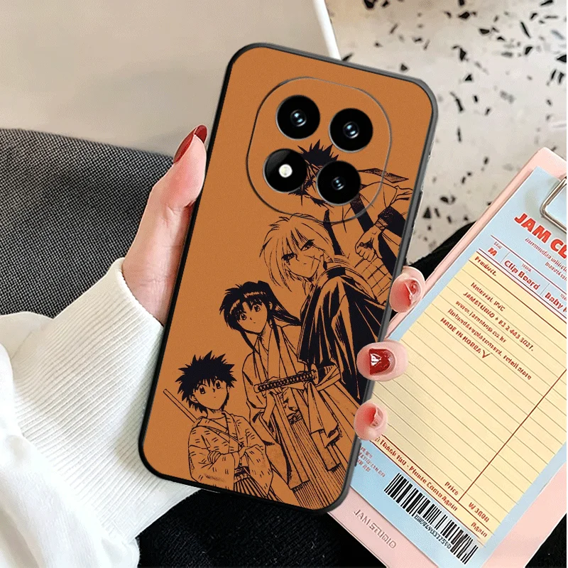 Фото Мягкий силиконовый чехол для телефона Xiaomi Redmi Note 15 14 13 12 с аниме-дизайном Rurouni Kenshin, для моделей 11 Pro Plus 12S 11S 10S 10 11T 5G №3