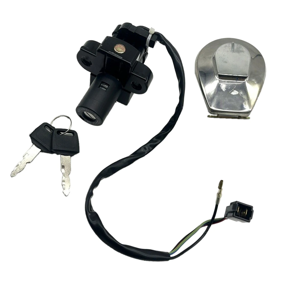 

Motorcycle Motorbike Ignition Switch Fuel Gas Cap Lock with 2 Key Fit for Honda Shadow 700 VT700C 1987 1986 1985 1984