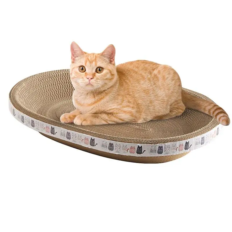 

Cat Scratching Board Interactive Scratcher Cat Toy Corrugated Cardboard Pad Grinding Nails Interactive Protecting Furniture