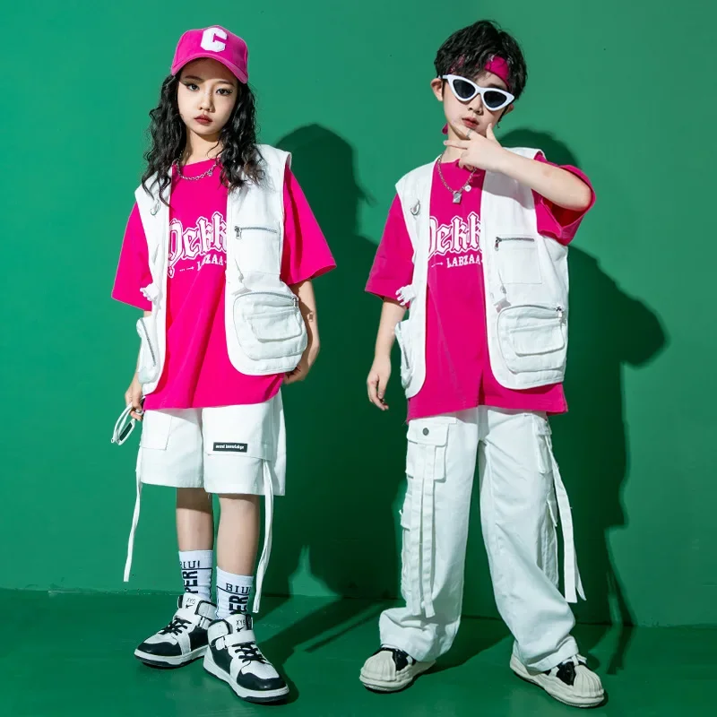 Белая куртка без рукавов жилет повседневные брюки-карго на бретельках шорты для