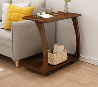 wood modern small mobile side table living room sectional glamour entryway side table bedroom design beistelltisch furniture