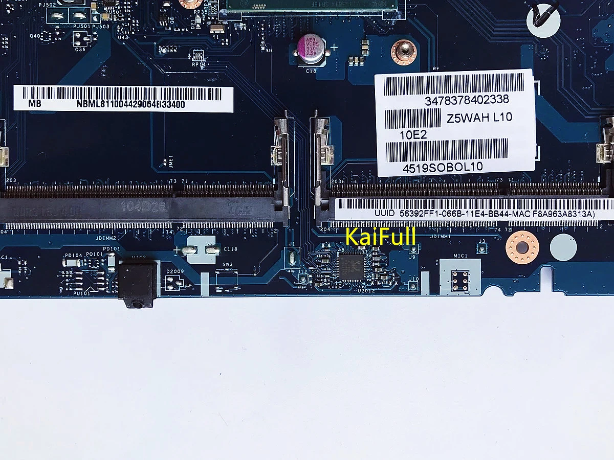 Материнская плата для ноутбука ACER E5-571 15 6 дюйма DDR3L i5-4210U CPU NBML811004 Z5WAH 100%