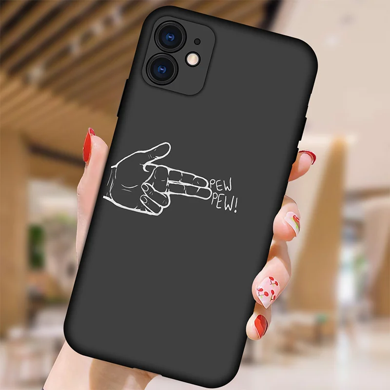 Jurchen - Чехол из силикона 3D с эффектом рельефа для Samsung Galaxy A51 a71 5g A01 a11 A21 A31 A41 A81 a91 M21 черный TPU с нанесением.