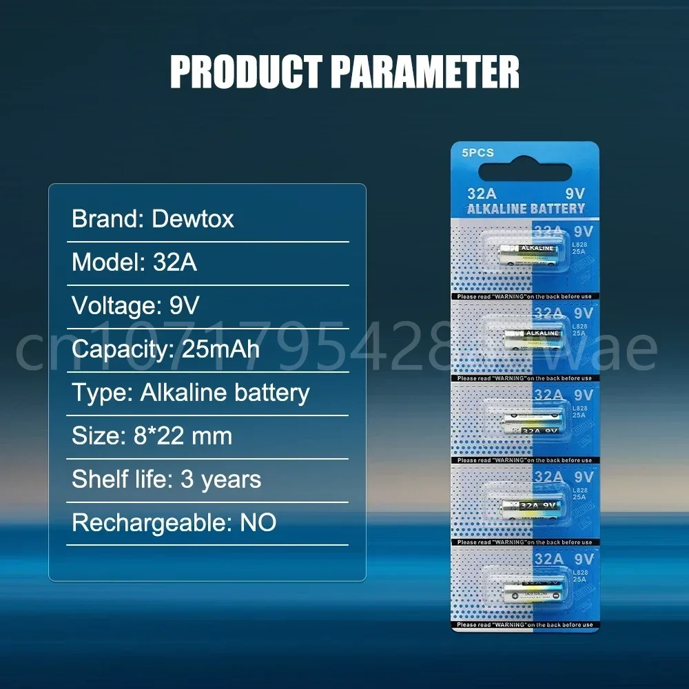 50 шт. 32A 9 В первичные сухие батареи L822 LR32 29A Высокое качество контроль доступа