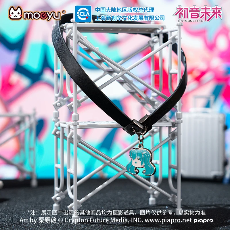 Оригинальное ожерелье Moeyu Hatsune Miku колье женское кожаное с воротником ювелирные