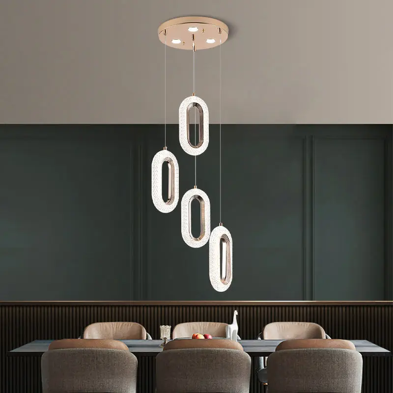 

Скандинавский светодиодный подвесной светильник, комнатное освещение, Подвесная лампа для дома, обеденных столов, гостиной, лестницы, совр...